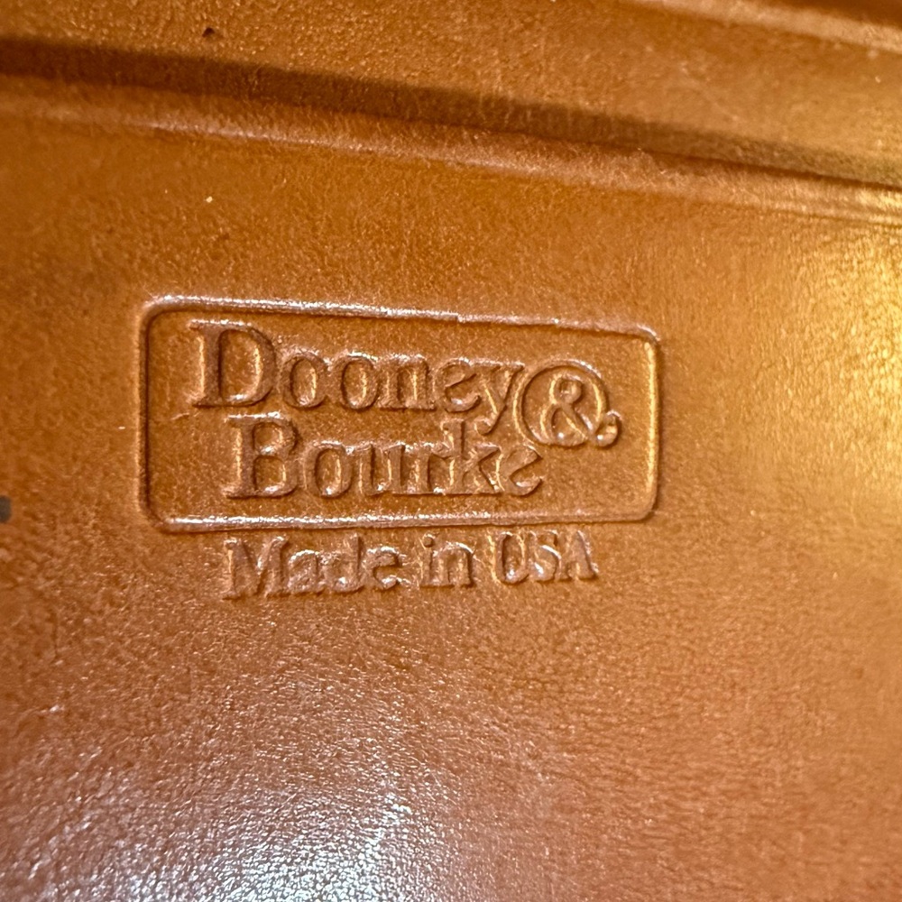 Dooney & Bourke Vintage Cross-body Wallet Genuine Leather Small Purse - Picture 5 of 8